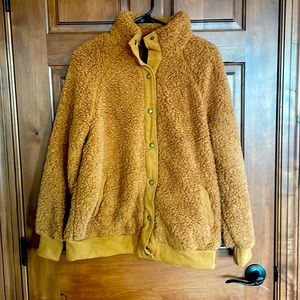 Merokeety size Large button up Teddy jacket